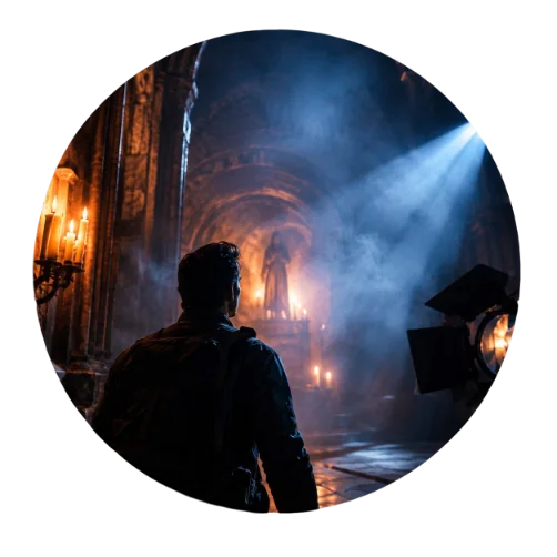 Luces y sonido de cine en los escape rooms de Red Dopamine en Barcelona